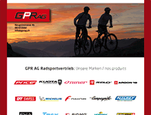 Tablet Screenshot of gprag.ch